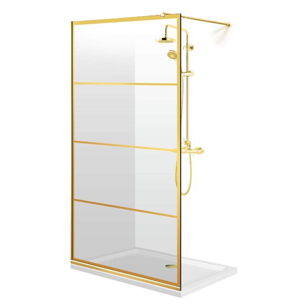 Paravan dus Walk-in, Perete dus Auriu, #Clara #Víztiszta