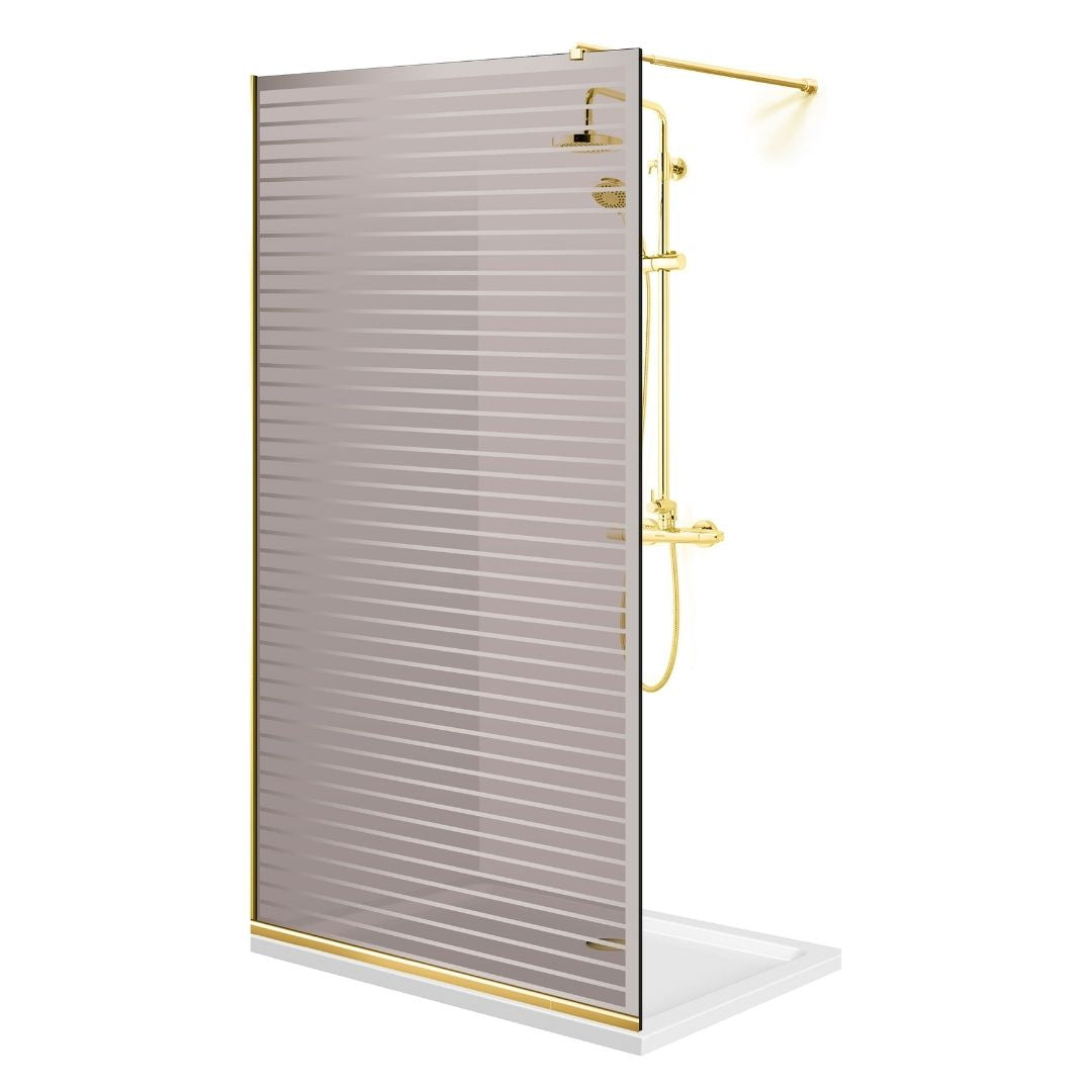 Paravan dus Walk-in, Perete dus Auriu, #Bronz #Bronz