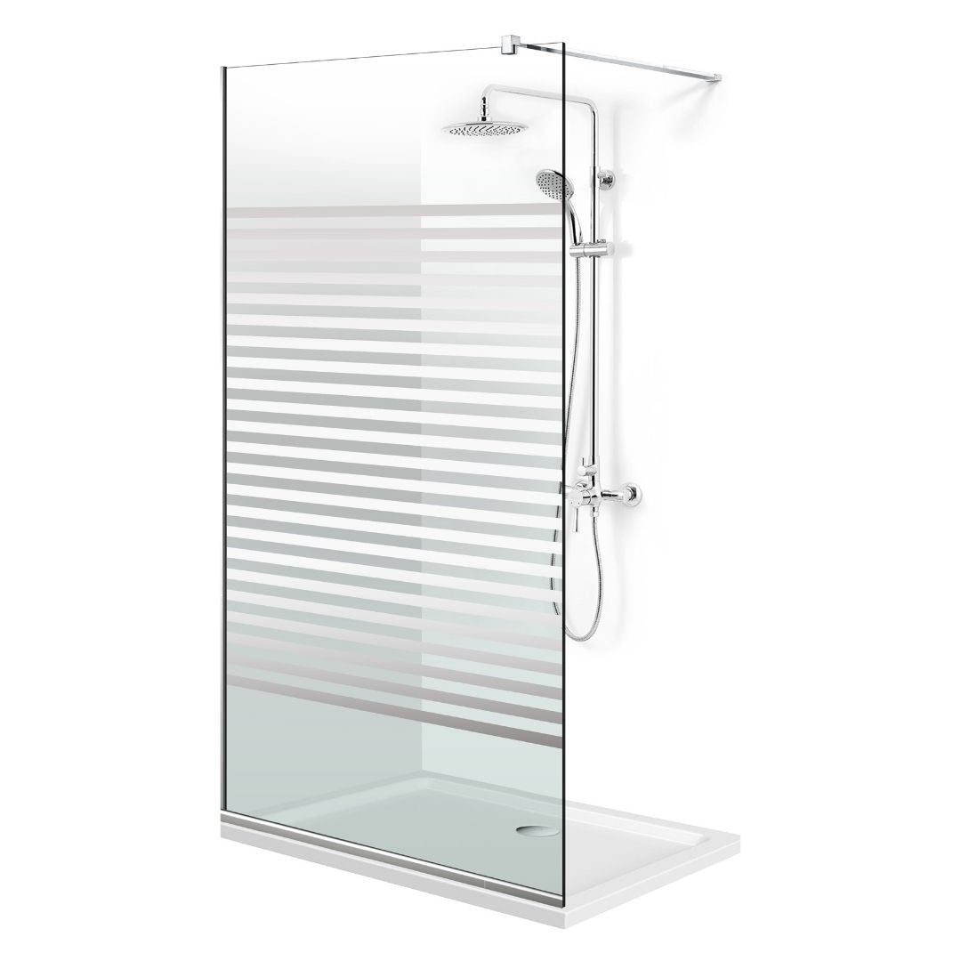 Paravan dus Walk-in, Perete dus Inox, #Clara #Víztiszta