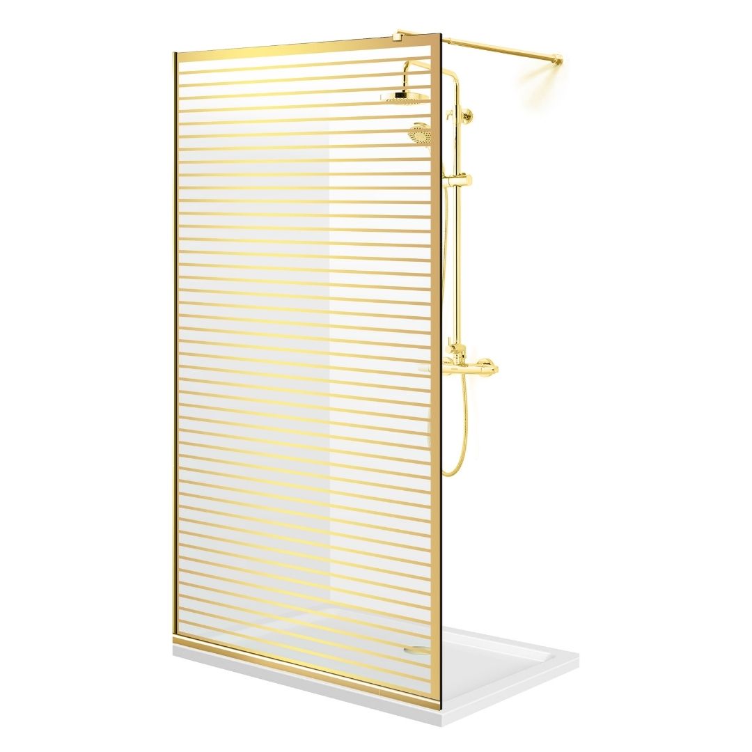 Paravan dus Walk-in, Perete dus Auriu, #Clara #Víztiszta