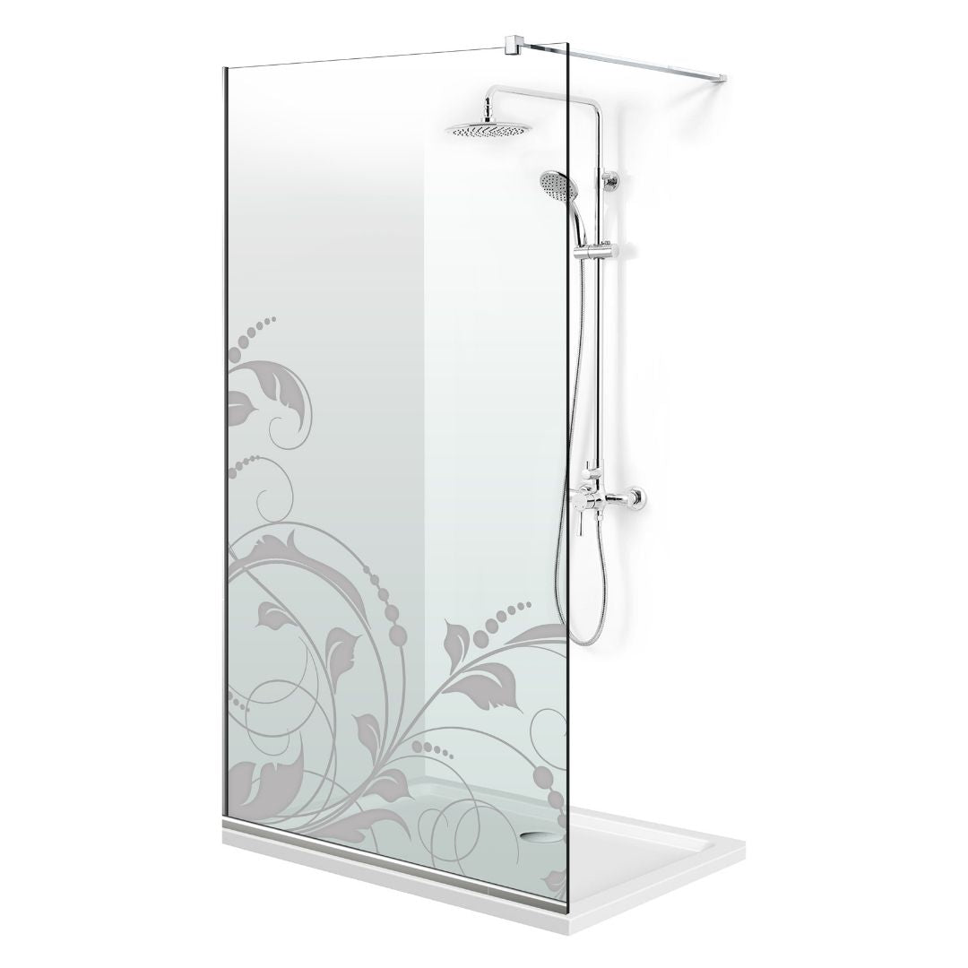 Paravan dus Walk-in, Perete dus Inox, #Clara #Víztiszta