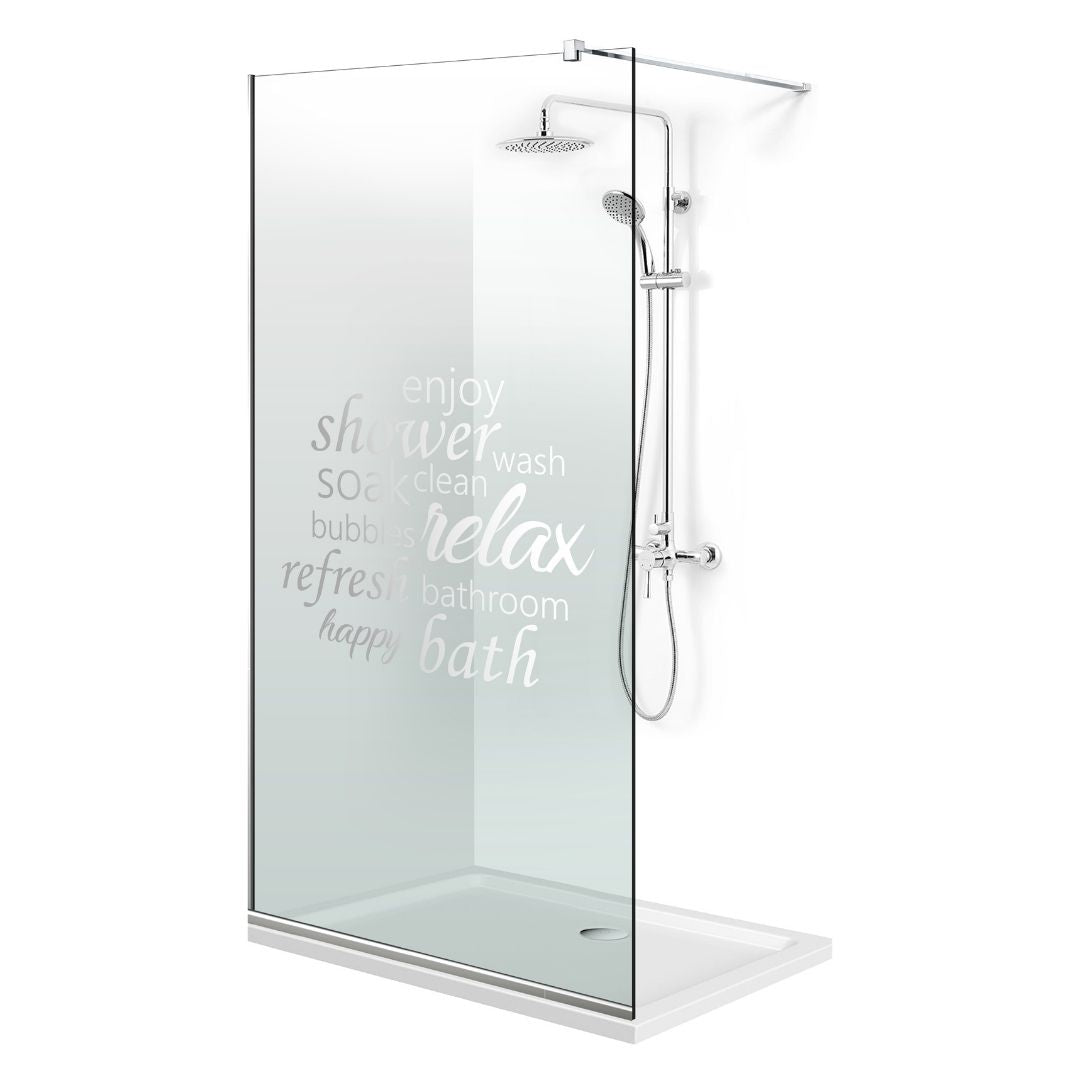 Paravan dus Walk-in, Perete dus Inox, #Clara #Víztiszta