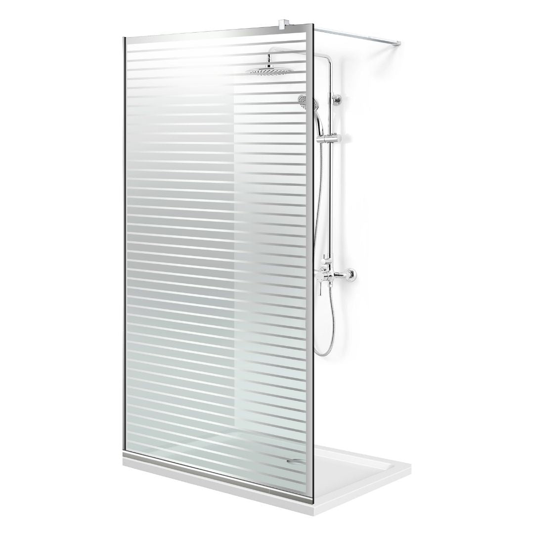 Paravan dus Walk-in, Perete dus Inox, #Clara #Víztiszta