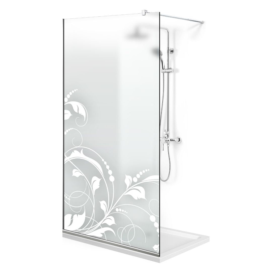 Paravan dus Walk-in, Perete dus Inox, #Mata #Matt