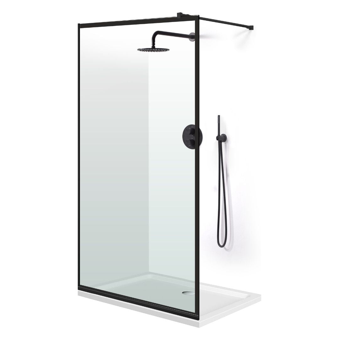 Paravan dus Walk-in, Perete dus Negru, #Clara