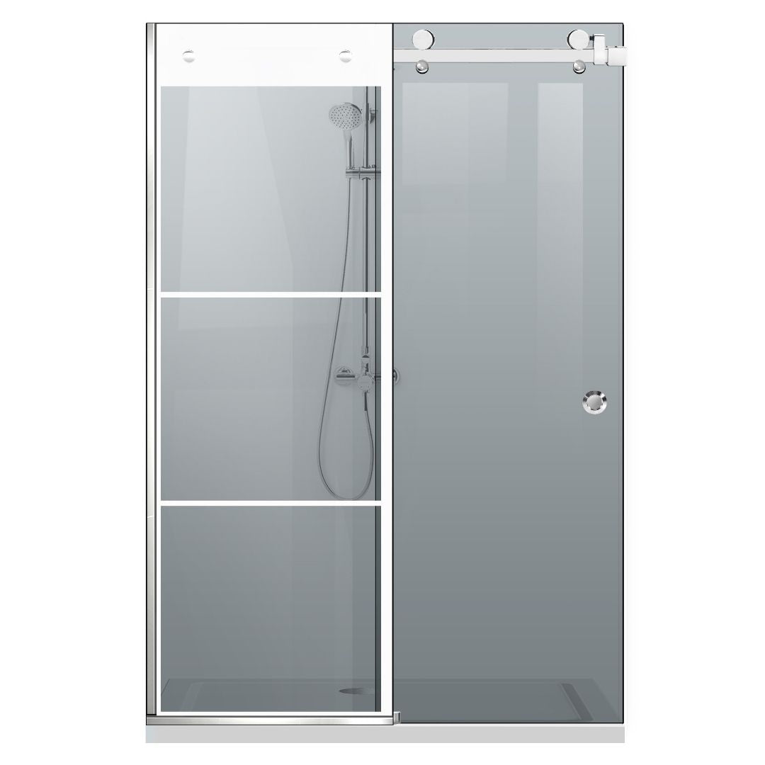Shower wall, Shower Doors, Shower Screens #Grey