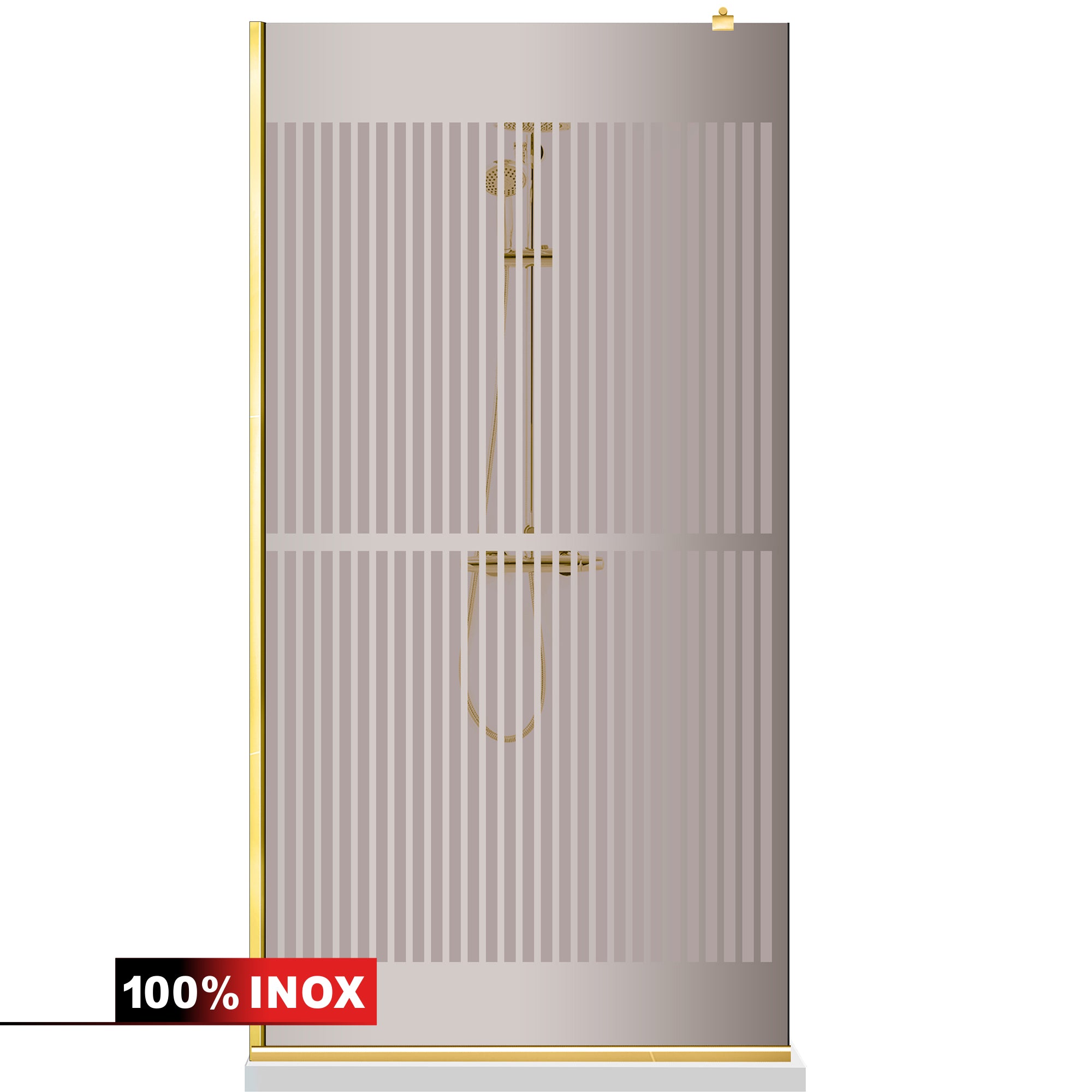 Paravan dus Walk-in, Perete dus Auriu, #Bronz #Bronz