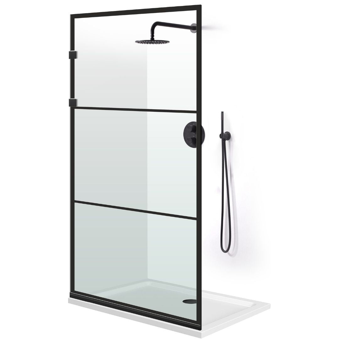 Shower Screens Walk-in, Shower wall Stainless steel, #Clear #Víztiszta