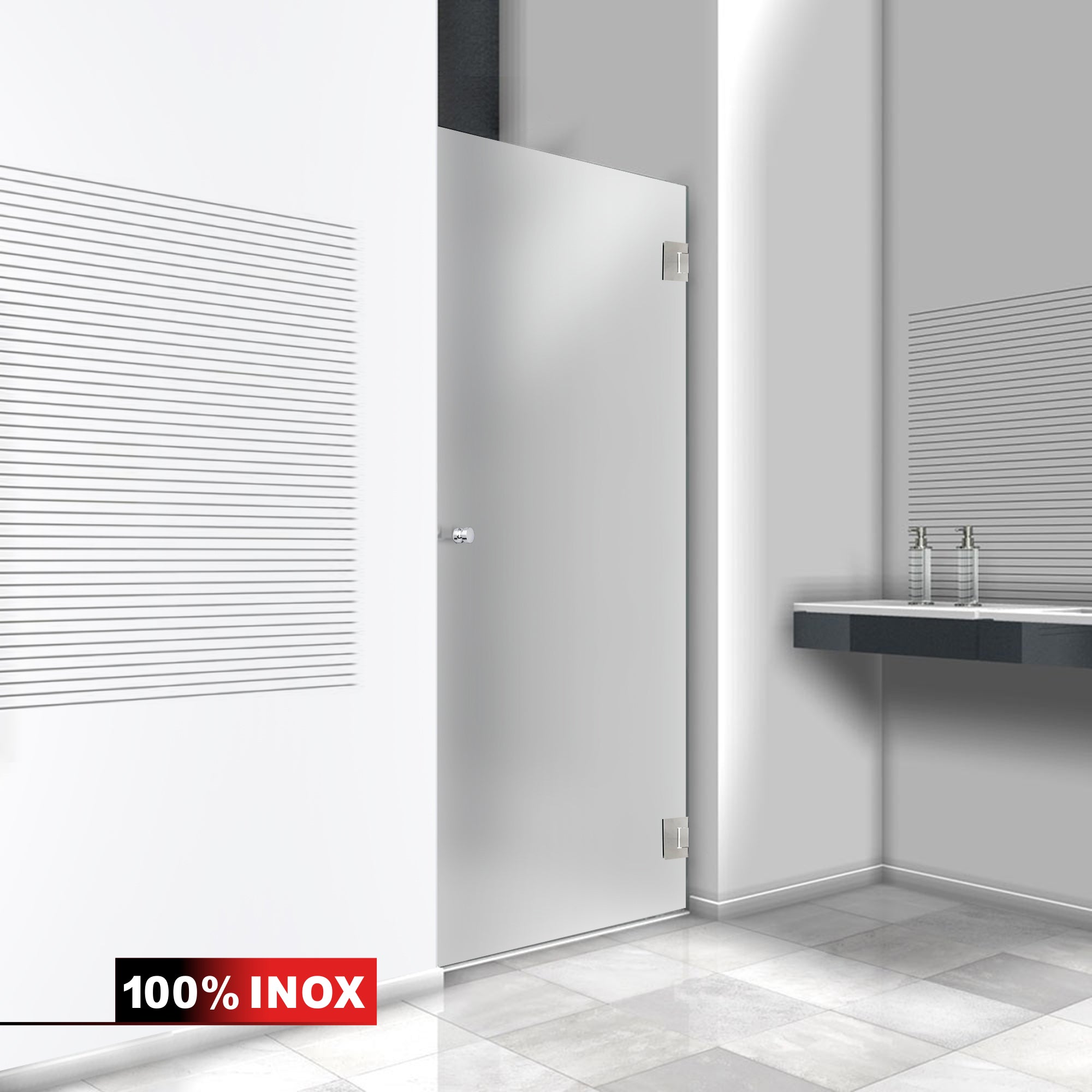Usa dus inox #Mat