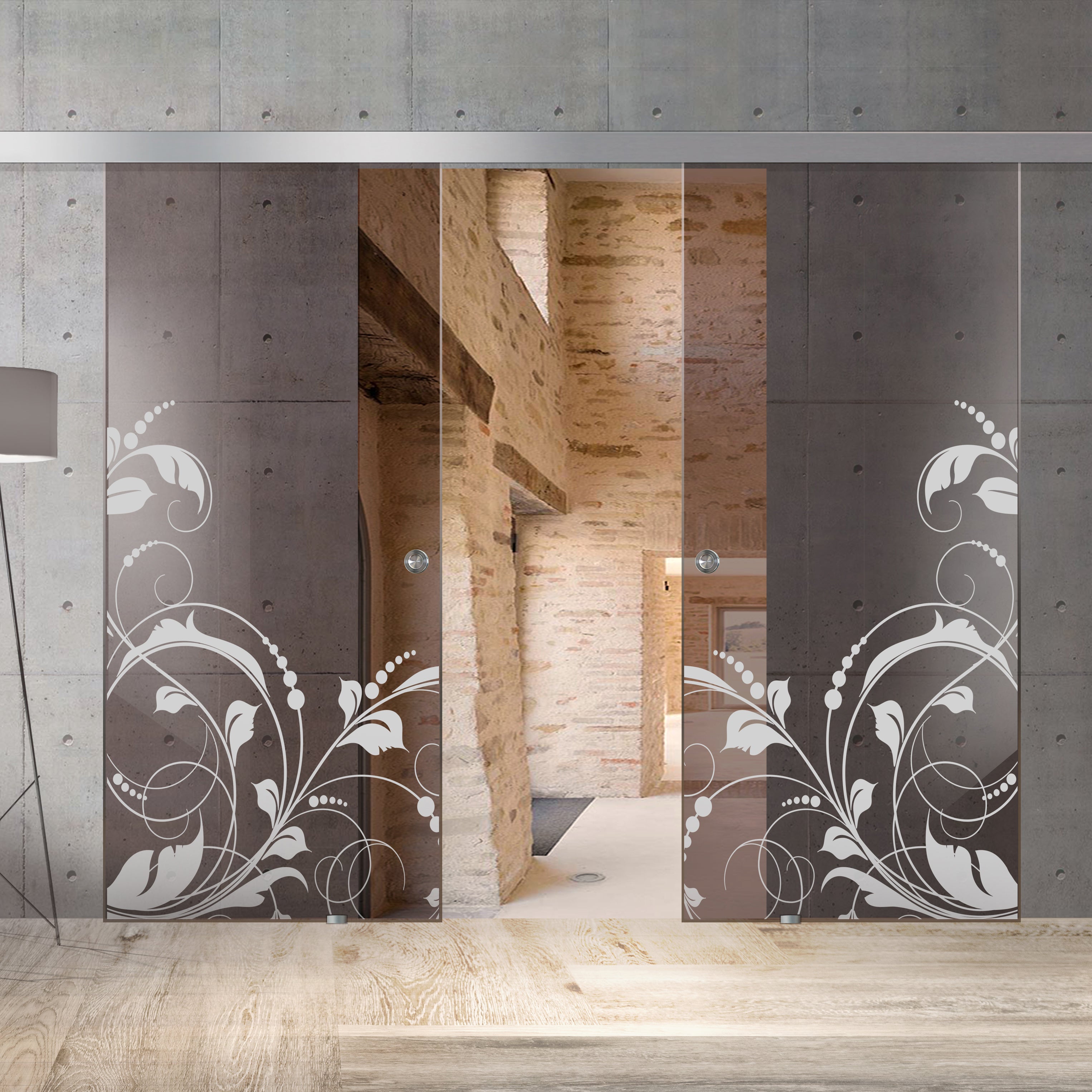 Usa sticla glisanta, Usa sticla interioara #Bronz