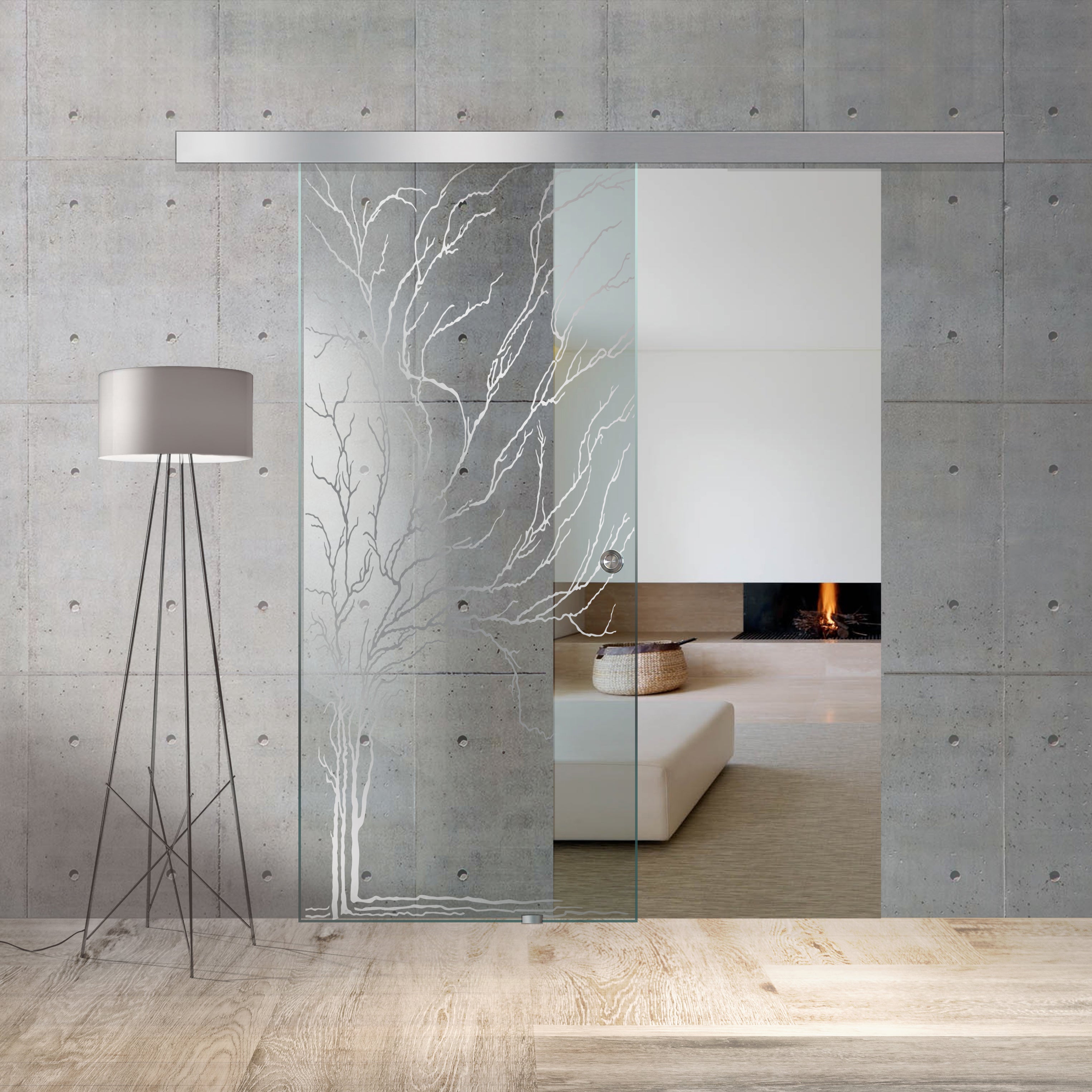 Sliding glass door, interior Glass door #Clear