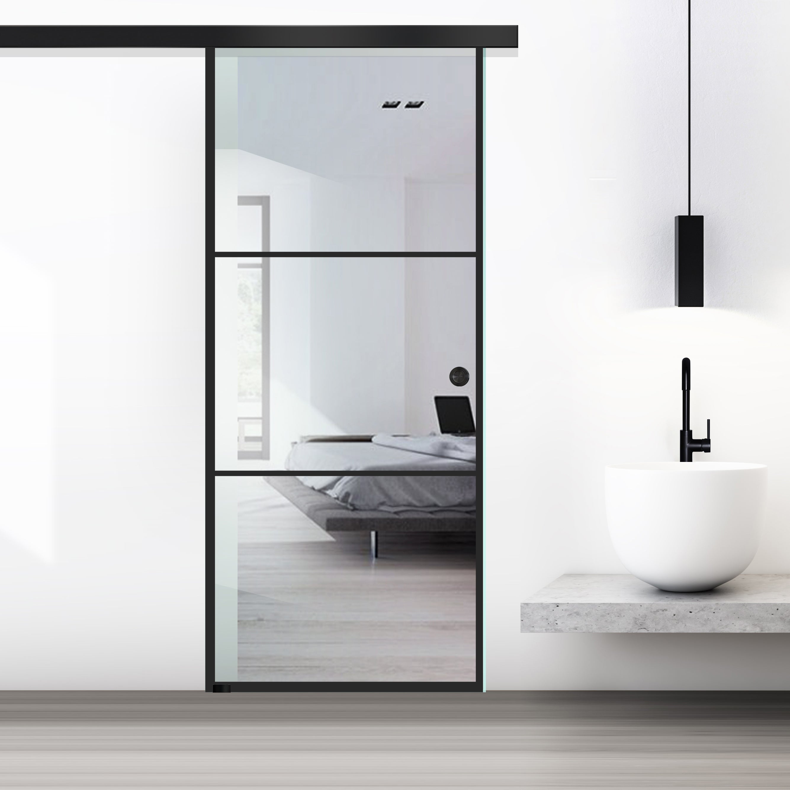 Sliding glass door, interior Glass door #Clear