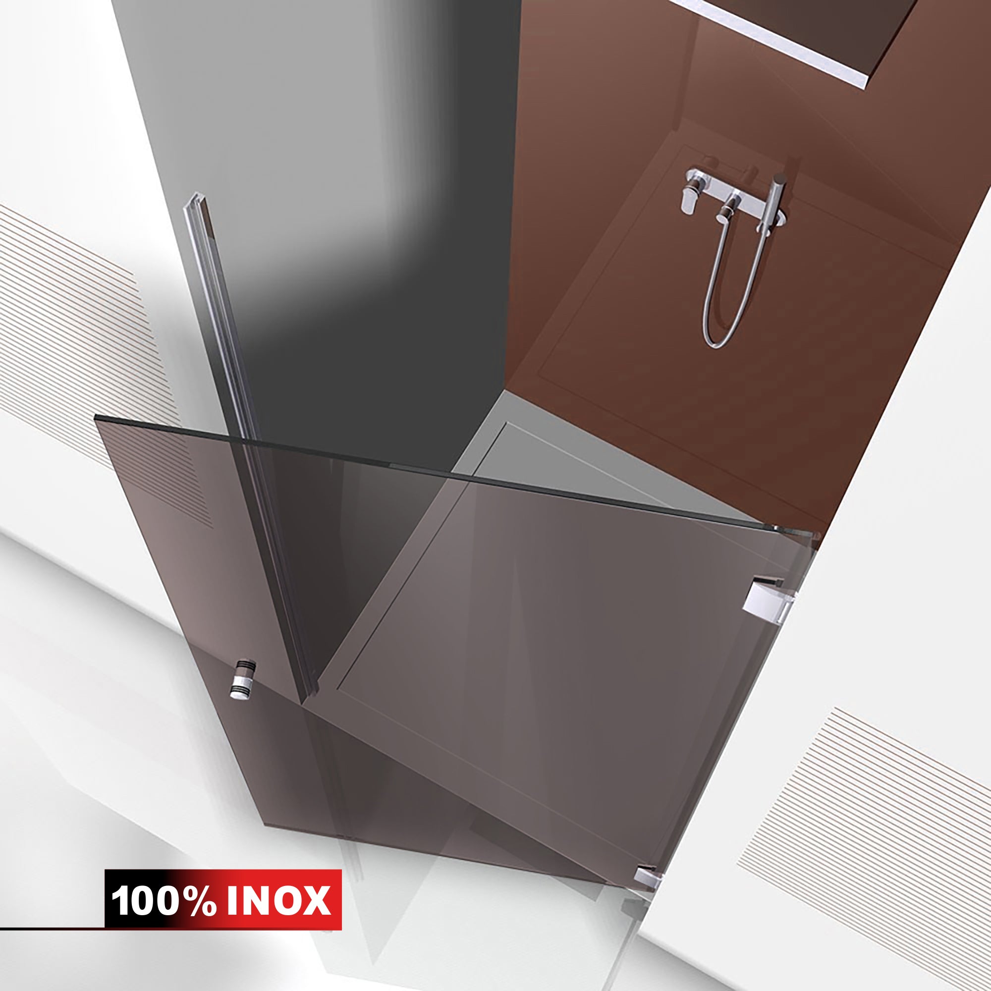 Usa dus inox #Bronz