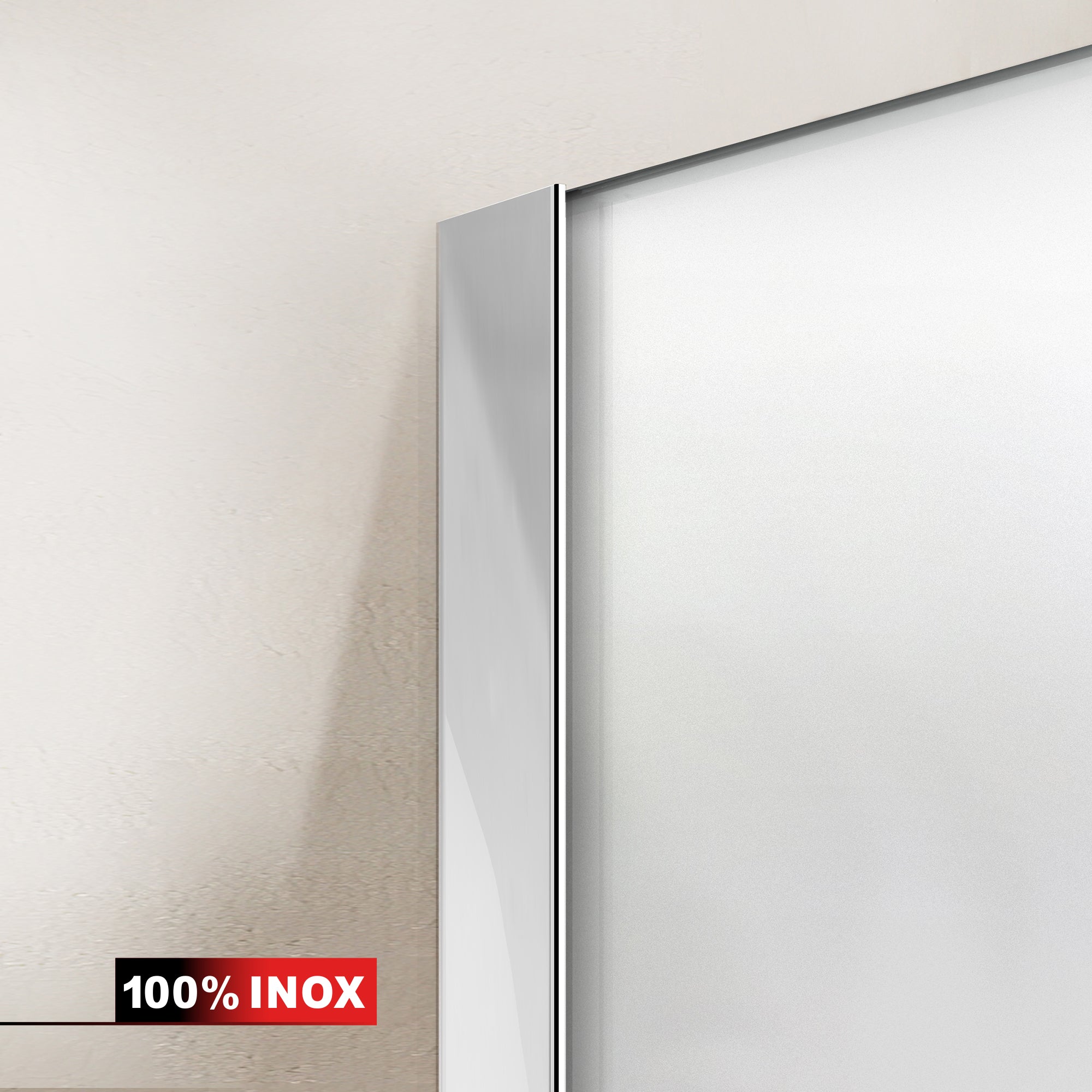 Cabina doccia con porta battente #Satinato