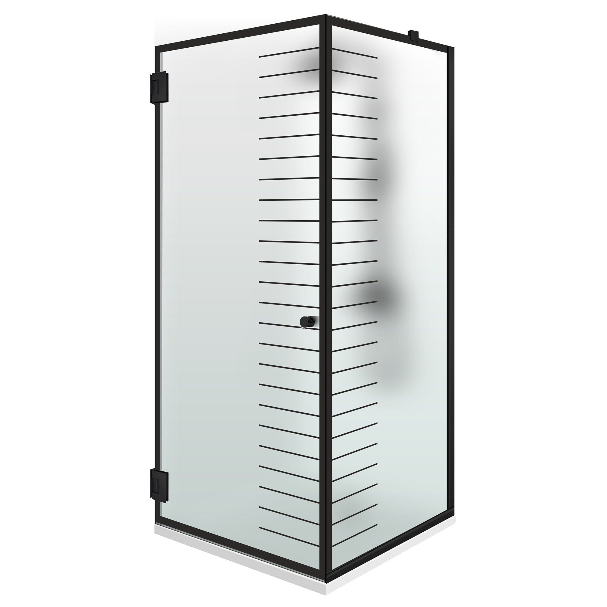Cabina doccia con porta battente #Satinato