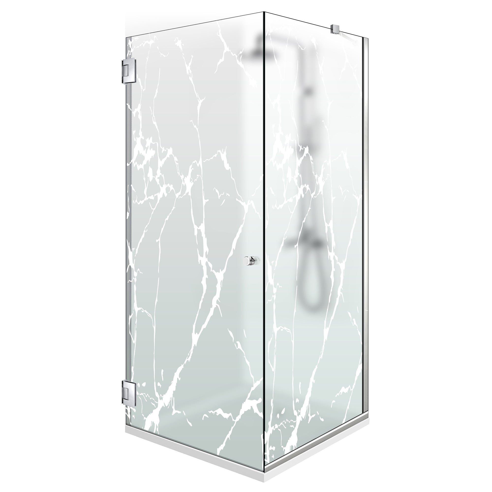 Cabina doccia con porta battente #Satinato