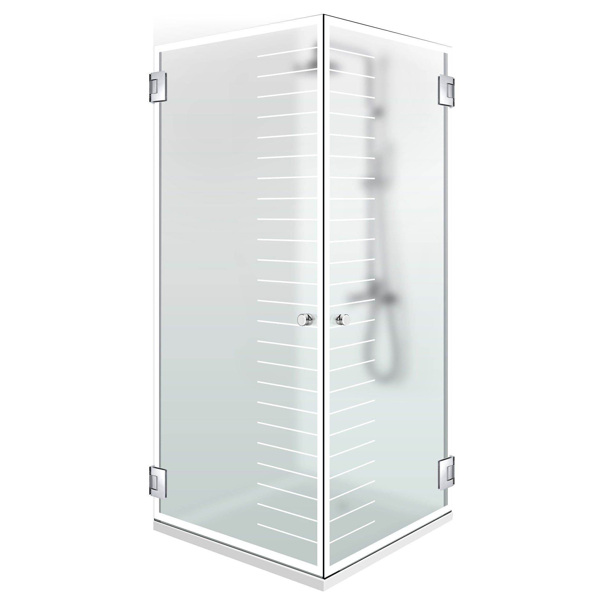 Cabina doccia con porta battente #Satinato