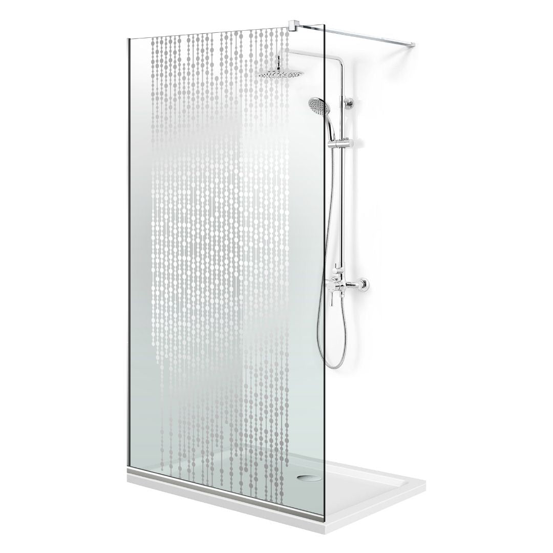 Paravan dus Walk-in, Perete dus  Inox, #Clara #Víztiszta