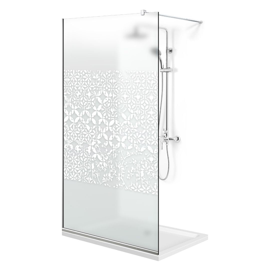 Paravan dus Walk-in, Perete dus  Inox, #Mata #Matt
