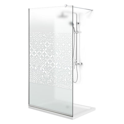 Paravan dus Walk-in, Perete dus  Inox, #Mata #Matt