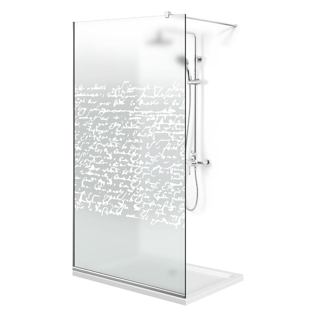 Paravan dus Walk-in, Perete dus  Inox, #Mata #Matt