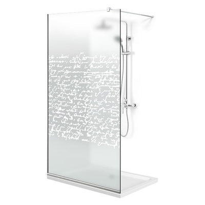 Paravan dus Walk-in, Perete dus  Inox, #Mata #Matt
