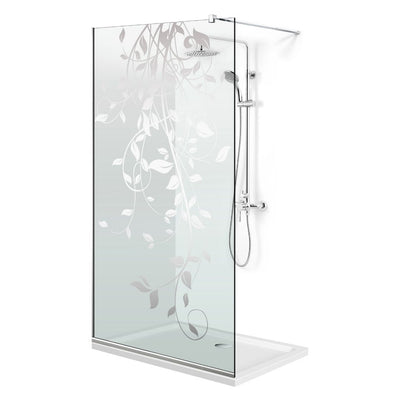Paravan dus Walk-in, Perete dus  Inox, #Clara #Víztiszta
