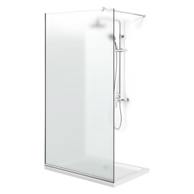 Paravan dus Walk-in, Perete dus  Inox, #Mata #Matt