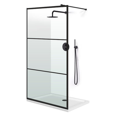 Paravan dus Walk-in, Perete dus Negru, #Clara