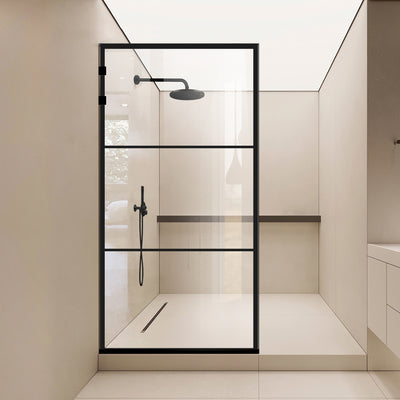 Shower Screens Walk-in, Shower wall Stainless steel, #Clear #Víztiszta