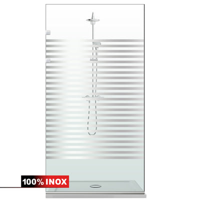 Parois de Douche Walk-in, parete doccia Acciaio inox, #Trasparente
