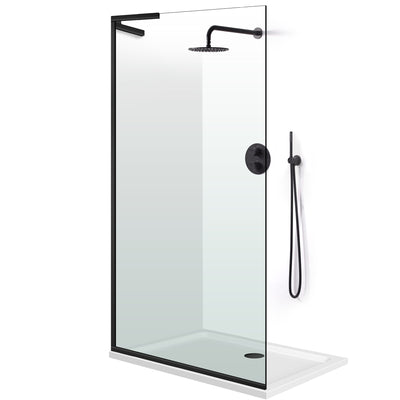 Paravan dus Walk-in, Perete dus Inox, #Clara #Víztiszta