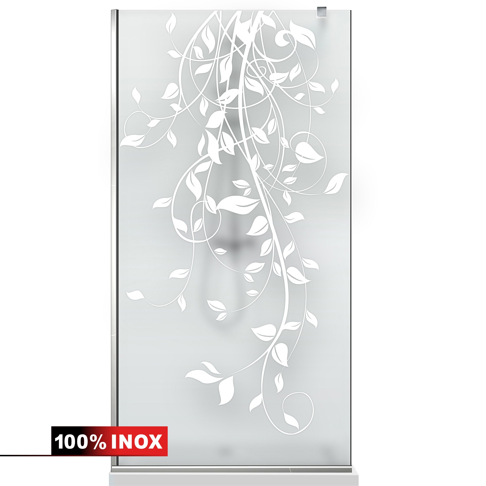 Paravan dus Walk-in, Perete dus  Inox, #Mata #Matt