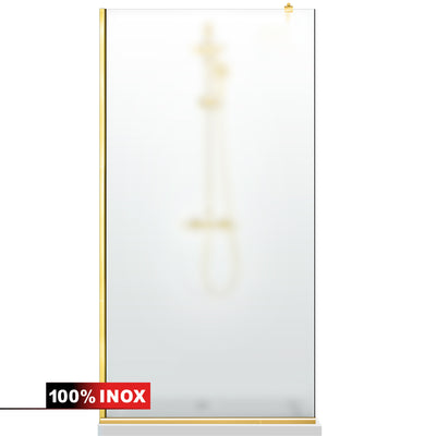 Paravan dus Walk-in, Perete dus  Auriu, #Mat #Matt
