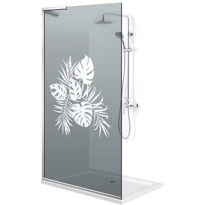 Paravan dus Walk-in, Perete dus Inox, #Gri #Szürke