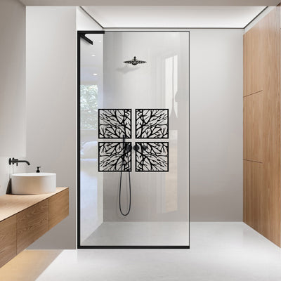 Paravan dus Walk-in, Perete dus Inox, #Clara #Víztiszta