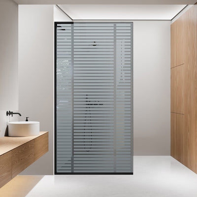Paravan dus Walk-in, Perete dus Inox, #Gri #Szürke