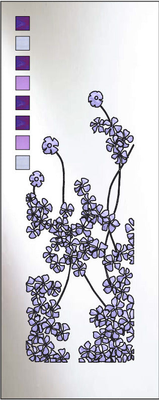 Vitralii artistice #FLOWER-2