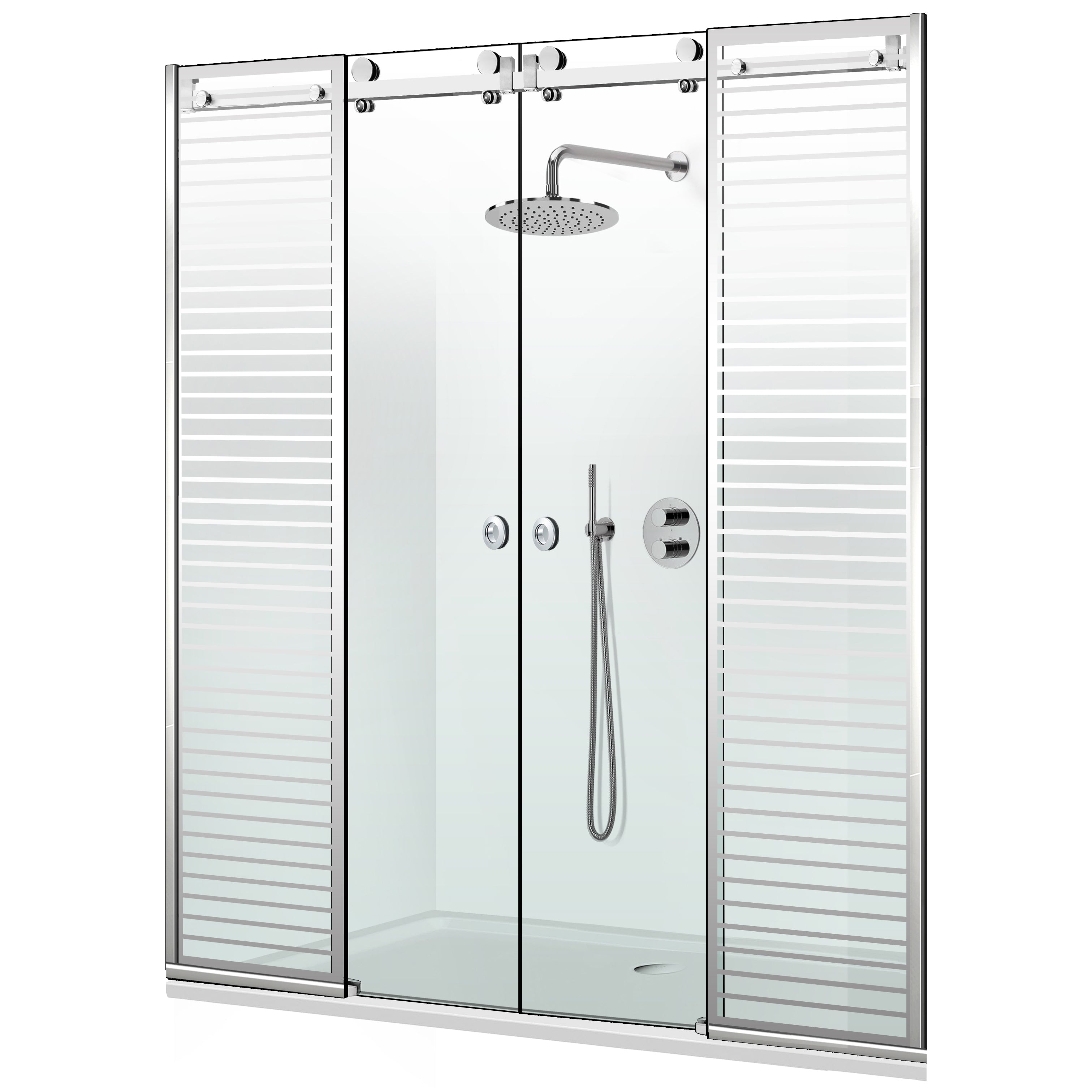 Pareti doccia, Portes de Douche, Parois de Douche #Trasparente