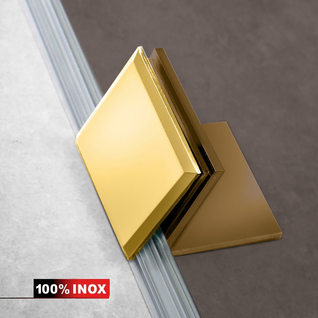 Parois de Douche Walk-in, Parete doccia in Acciaio inox, dorato #Bronzo