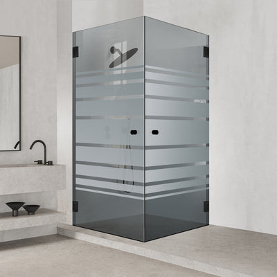 Cabina dus cu usa batanta #Gri