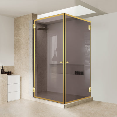 Cabina dus cu usa batanta #Bronz