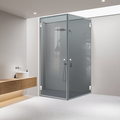 Cabina dus cu usa batanta #Gri