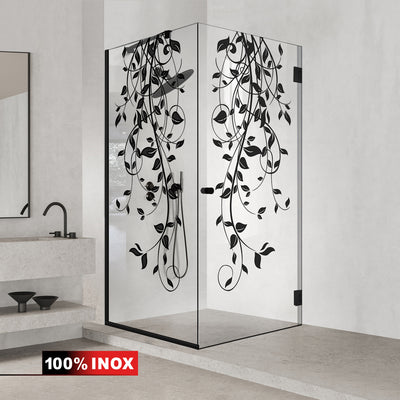 Cabina doccia con porta battente #Trasparente