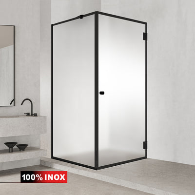 Cabina doccia con porta battente #Satinato