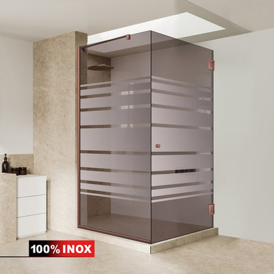 Cabina dus cu usa batanta #Bronz