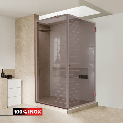 Cabina dus cu usa batanta #Bronz
