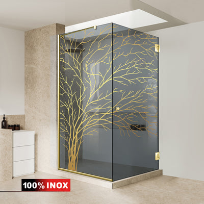 Cabina dus cu usa batanta #Gri