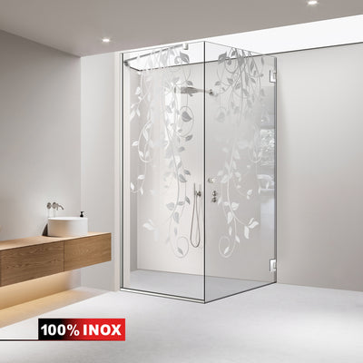 Cabina doccia con porta battente #Trasparente