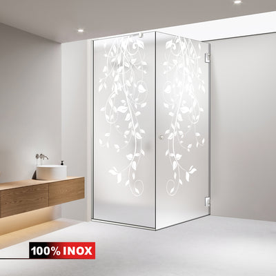 Cabina doccia con porta battente #Satinato